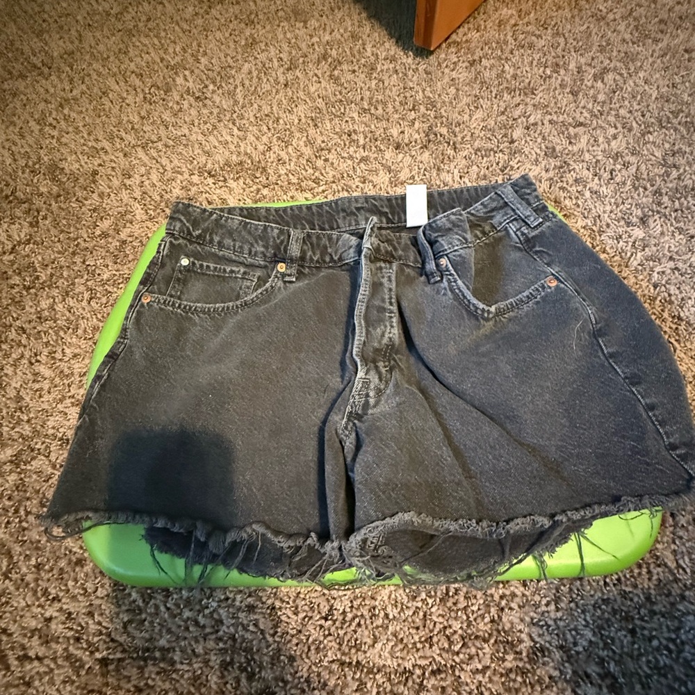 Women's Black Jean Shorts